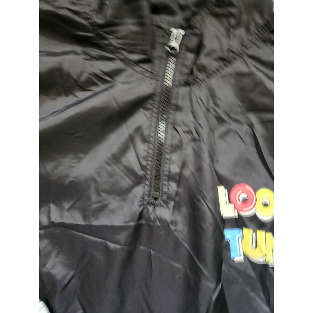 Looney Tunes Large 1/4 Zip Lighweight Pullover W/ Adjustable Waist Cartoons Y2K - Picture 2 of 7